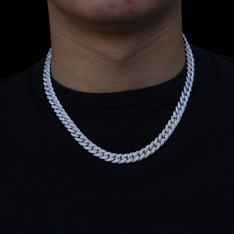 Ice Cuban Link Chain/Bracelet - 8mm