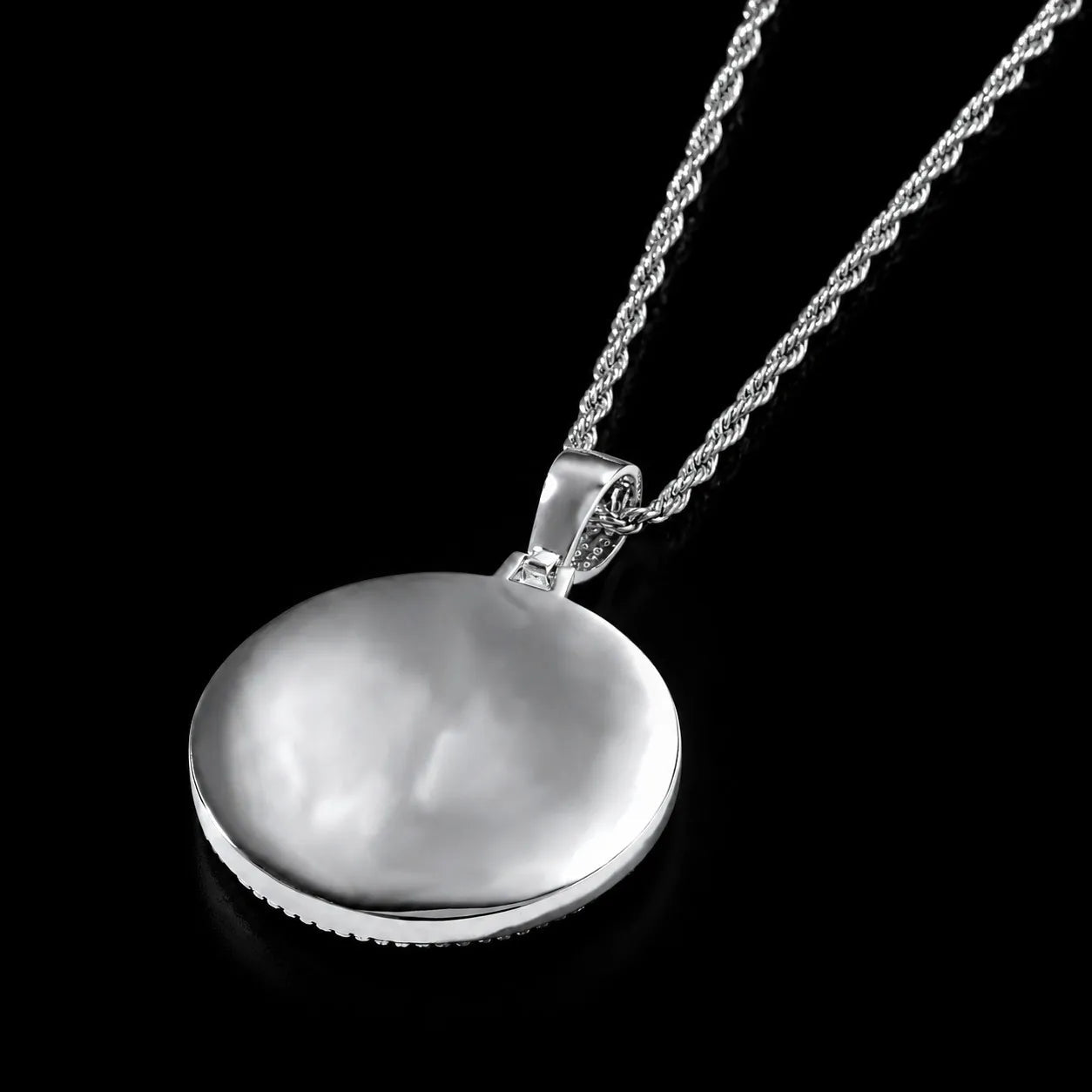 26 - Letter Iced - Out Pendant - 50mm - TONGSHOP / Length:16 / Length:18