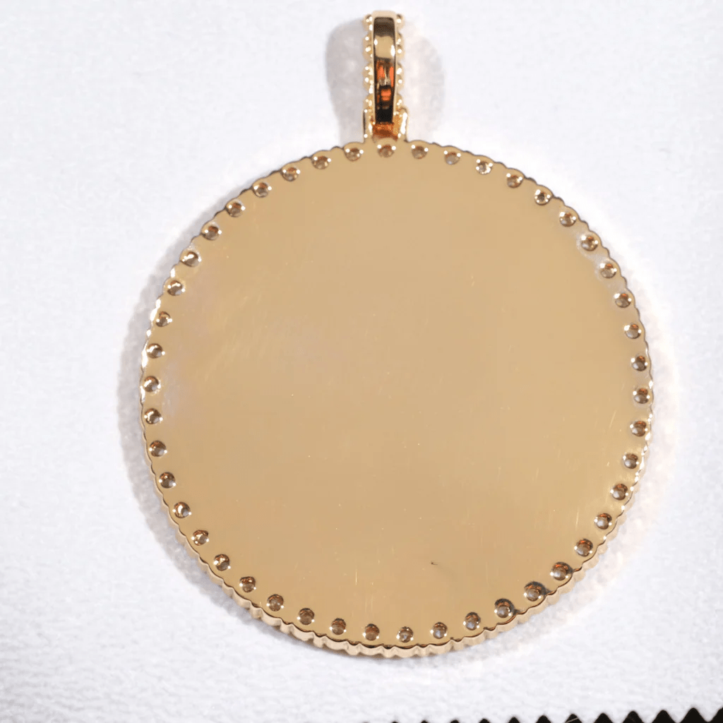 3D CIRCLE CUSTOM PICTURE PENDANT - TONGSHOP