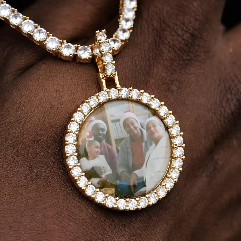 3D CIRCLE CUSTOM PICTURE PENDANT SMALL SIZE - TONGSHOP