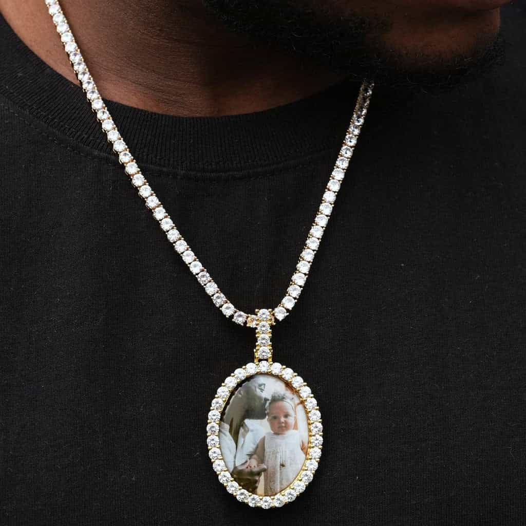 3D OVAL CUSTOM PICTURE PENDANT - TONGSHOP