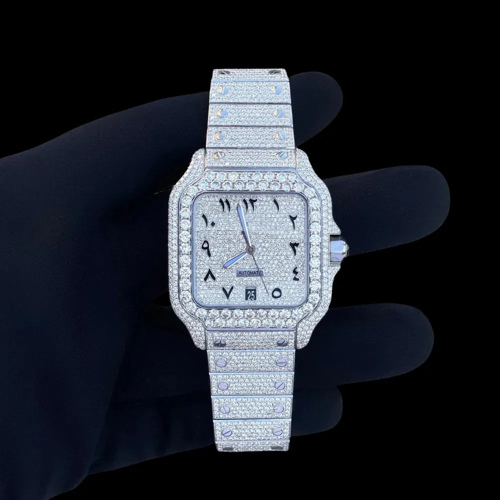 40MM  Watch Arabic- Fully Iced Era®316
