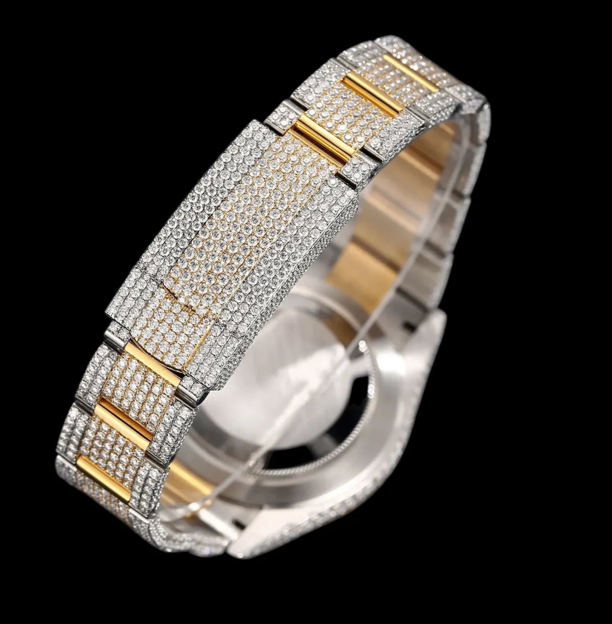 41mm Iced - Out VVS Moissanite Watch - TONGSHOP / Style:White Gold / WATCH