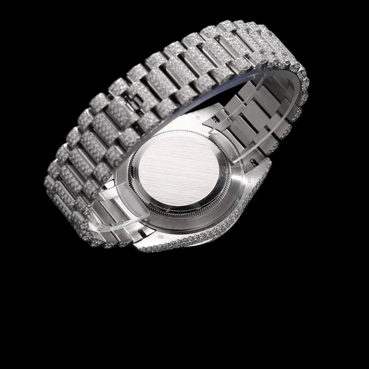 41mm Iced - Out VVS Moissanite Watch in White Gold - TONGSHOP / Style:White Gold / WATCH