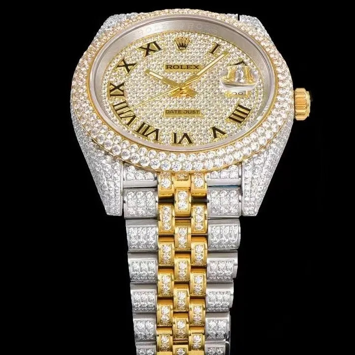 41mm VVS Moissanite Iced-Out Watch