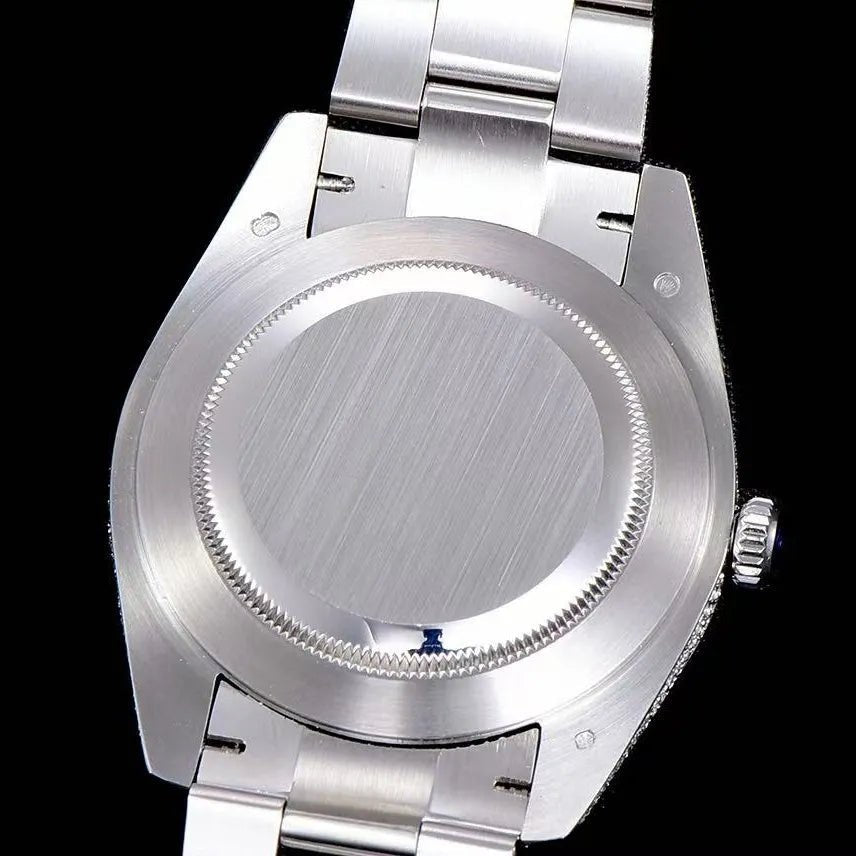42mm Iced - Out Moissanite Full - Diamond Watch - White Gold - TONGSHOP / Style:White Gold / WATCH