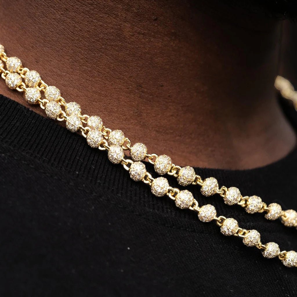 4mm Iced Beads Chain - TONGSHOP