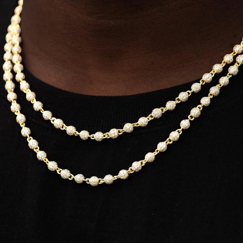 4mm Iced Beads Chain - TONGSHOP