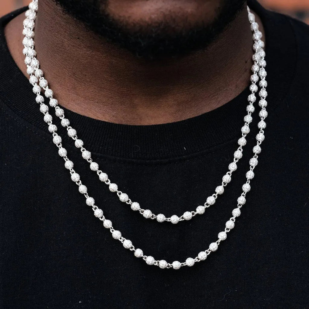 4mm Iced Beads Chain - TONGSHOP