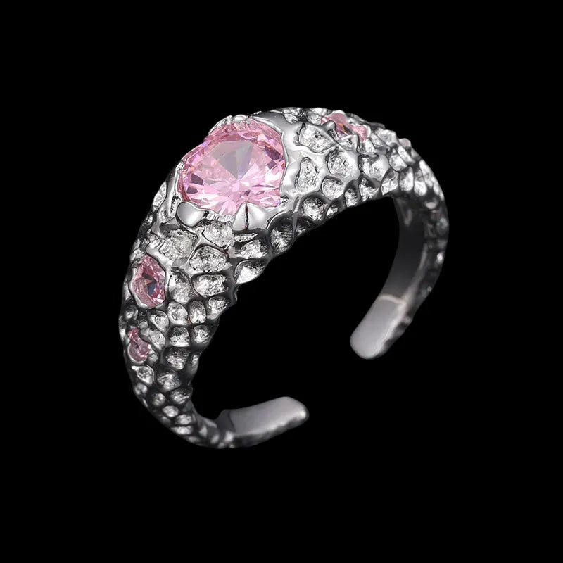925 VVS Moissanite Colored Ring