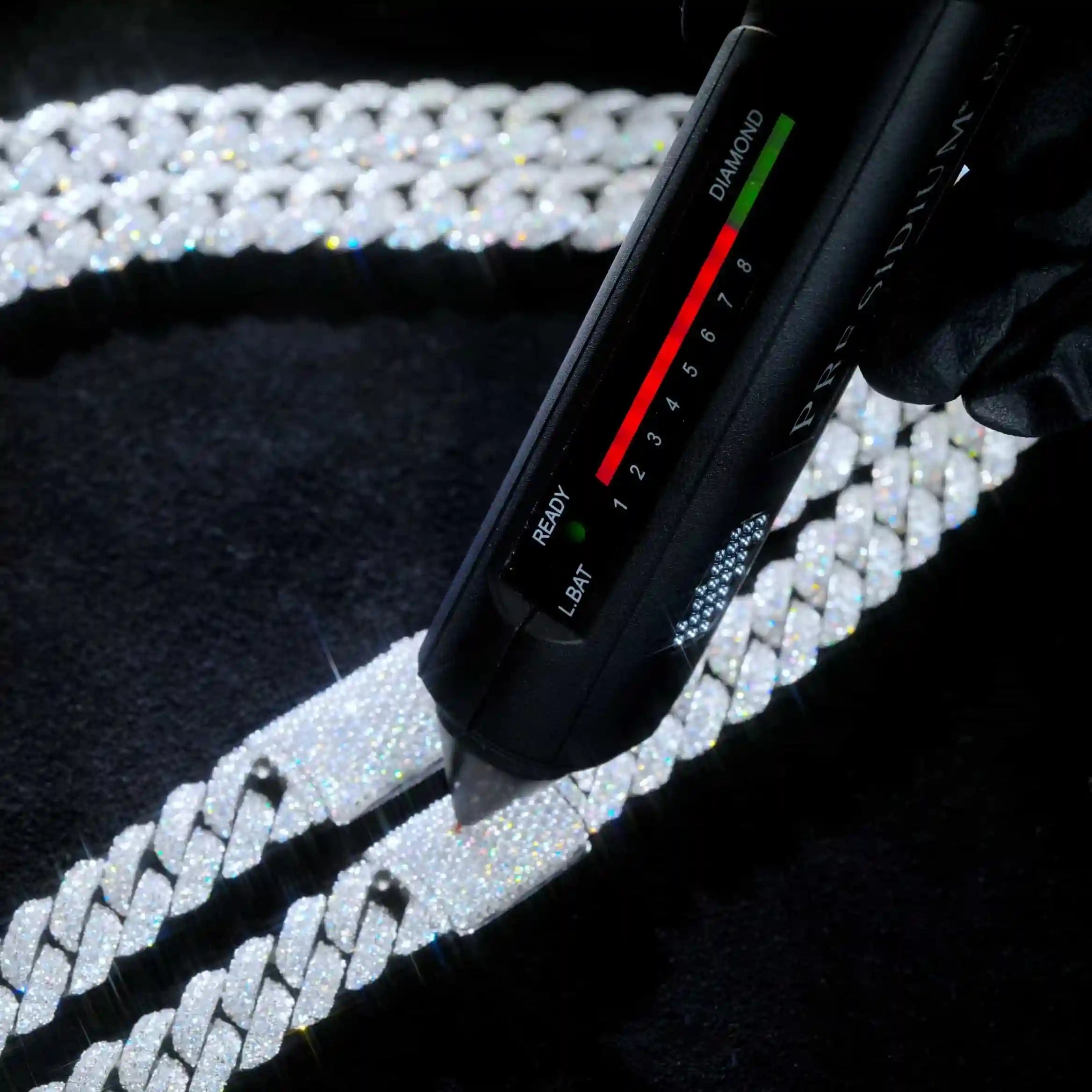 925S & VVS Moissanite Cuban Link Chain - 10mm - TONGSHOP