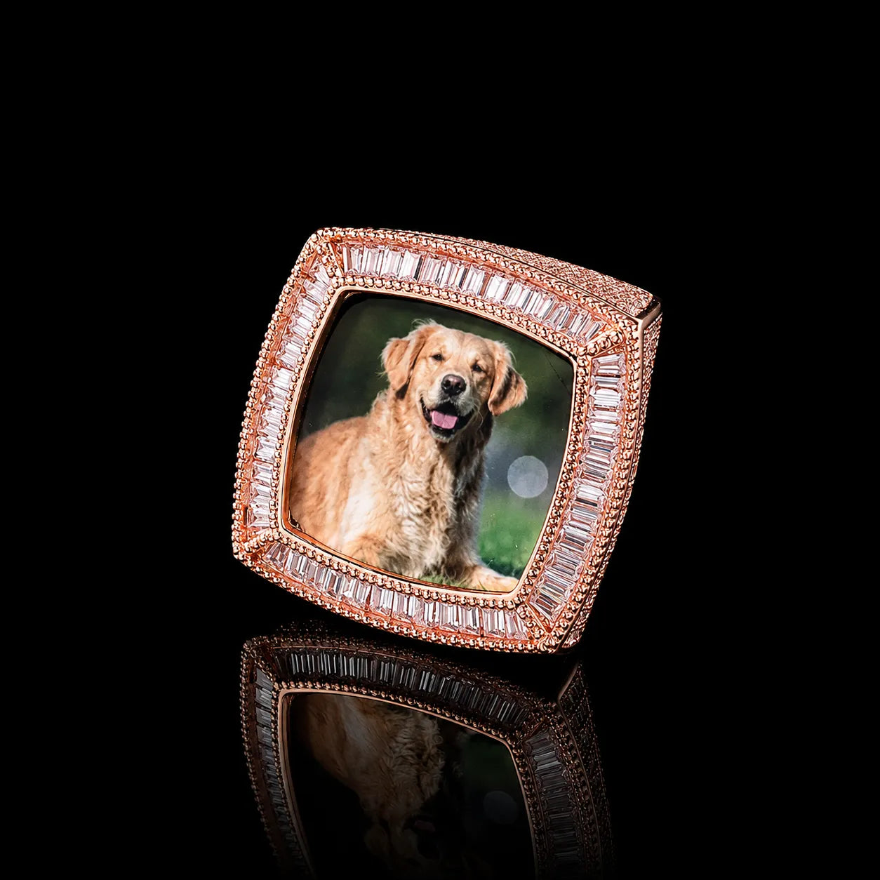 Custom 3D Photo Square Ring