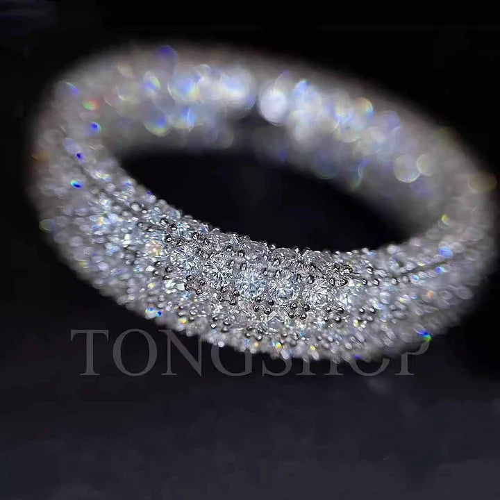 S925 8 Rows Of Baby's Breath Ring