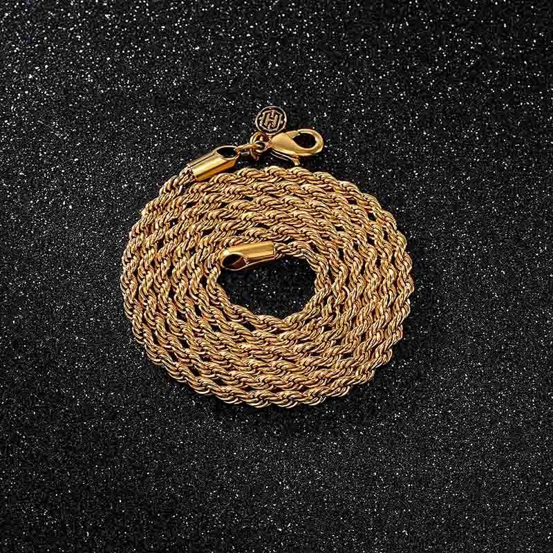 Rope Chain 18K Gold - 3mm