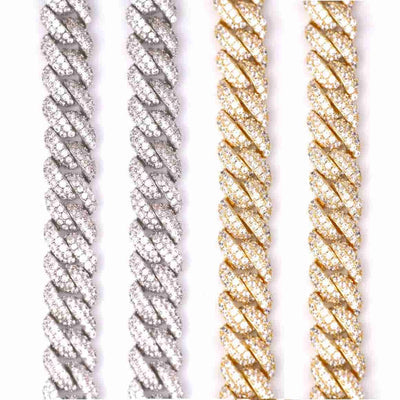 12mm Ice Cuban Chain