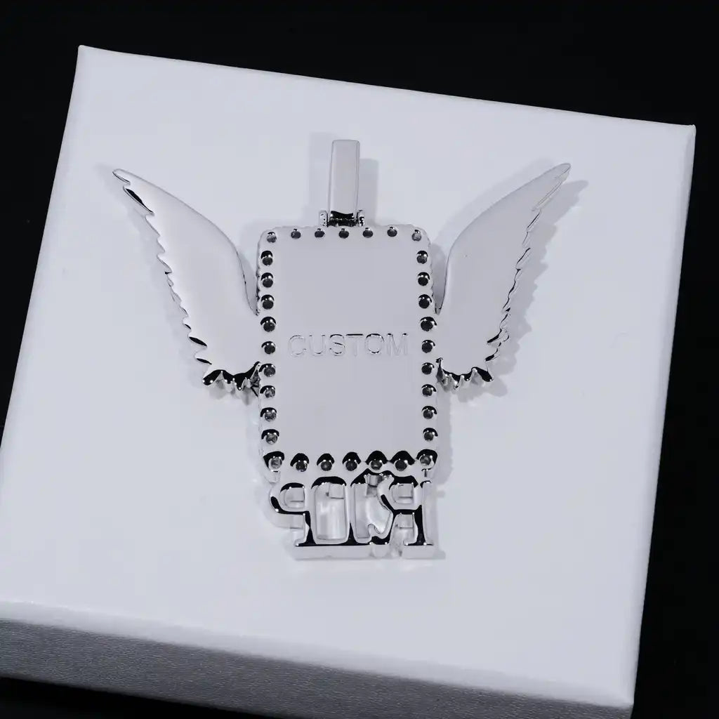 RIP WING 3D CUSTOM PICTURE PENDANT