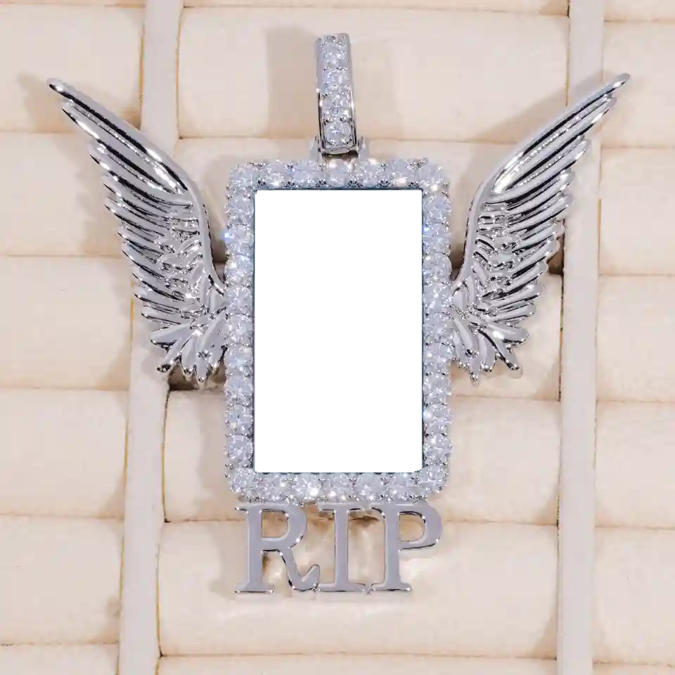 RIP WING 3D CUSTOM PICTURE PENDANT