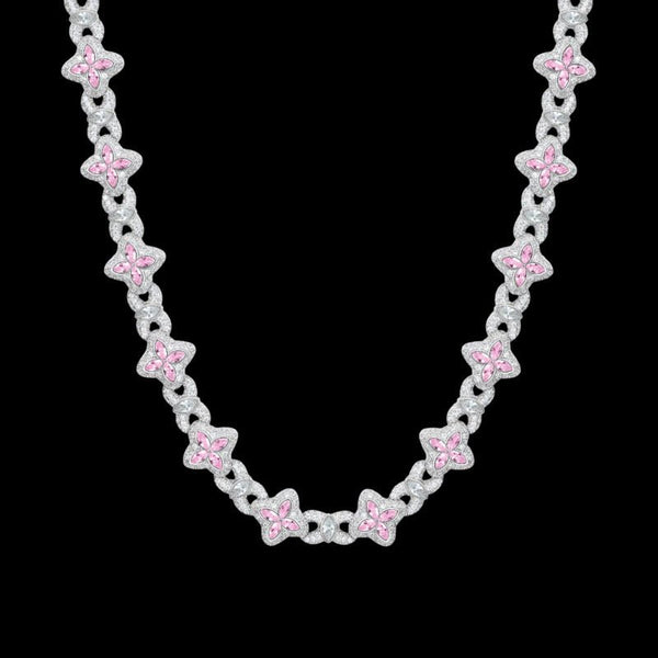 Clover　ピンク Ice_Clover_Chain_in_Pink_Diamo
