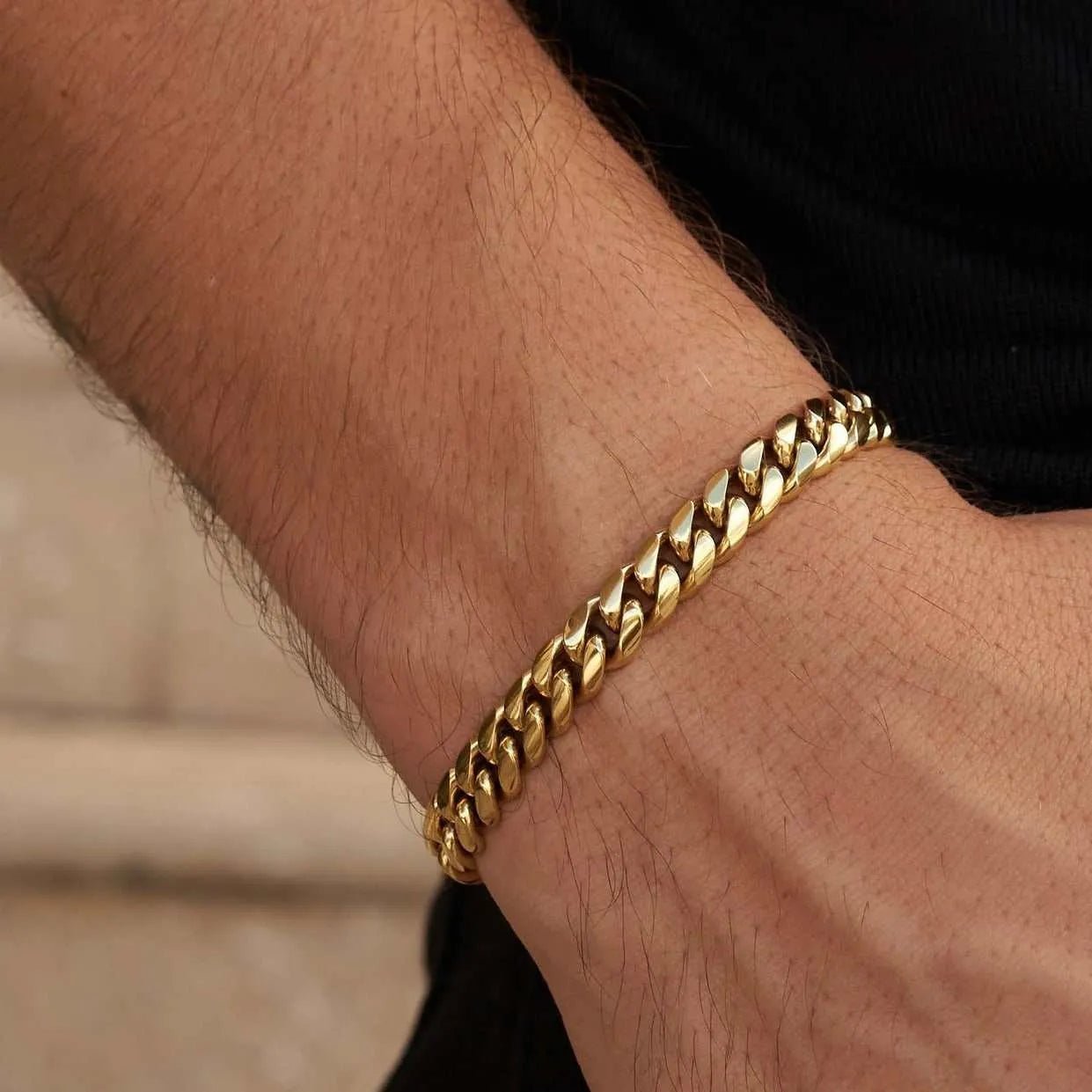 Miami Cuban Link Bracelet - 8mm - TONGSHOP