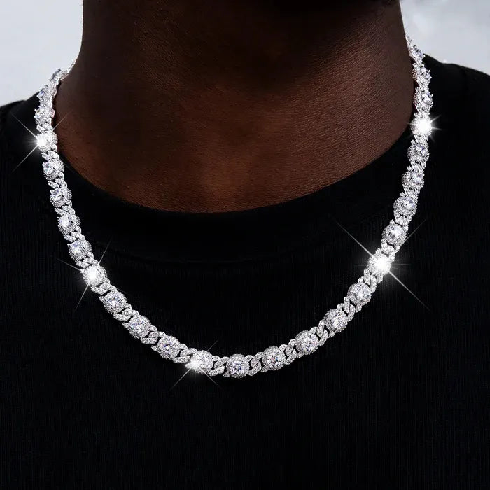 Rock Sugar Stone Cuban Chain - 10mm