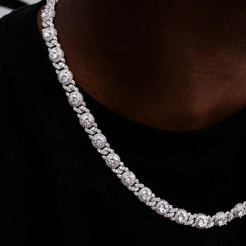 Rock Sugar Stone Cuban Chain - 10mm