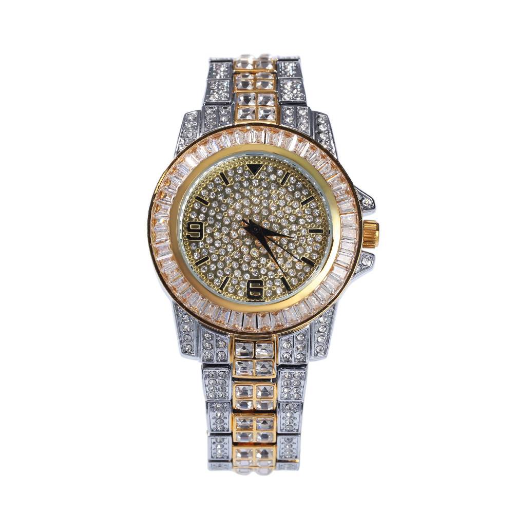 Luxurious Diamond-Encrusted Men's Watch