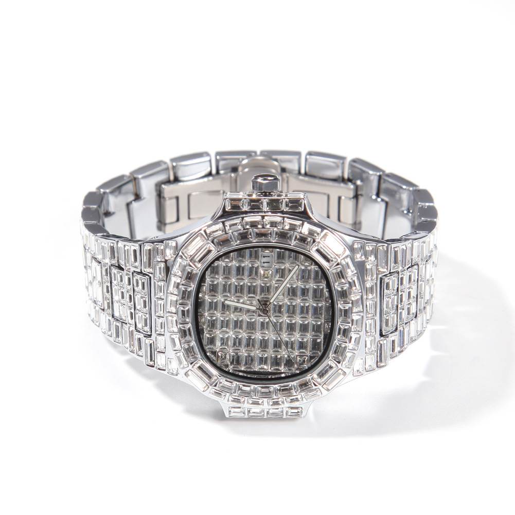 Starry Square Diamond Ice Watch