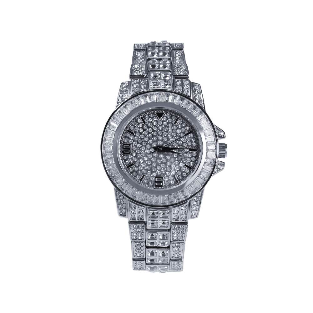 Luxurious Diamond-Encrusted Men's Watch