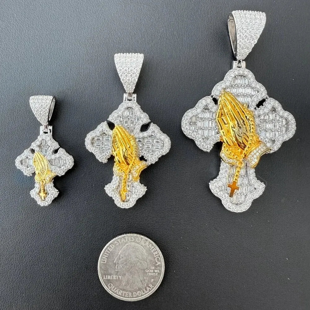 Grand pendentif rond personnalisé avec photo et ailes - 52mm