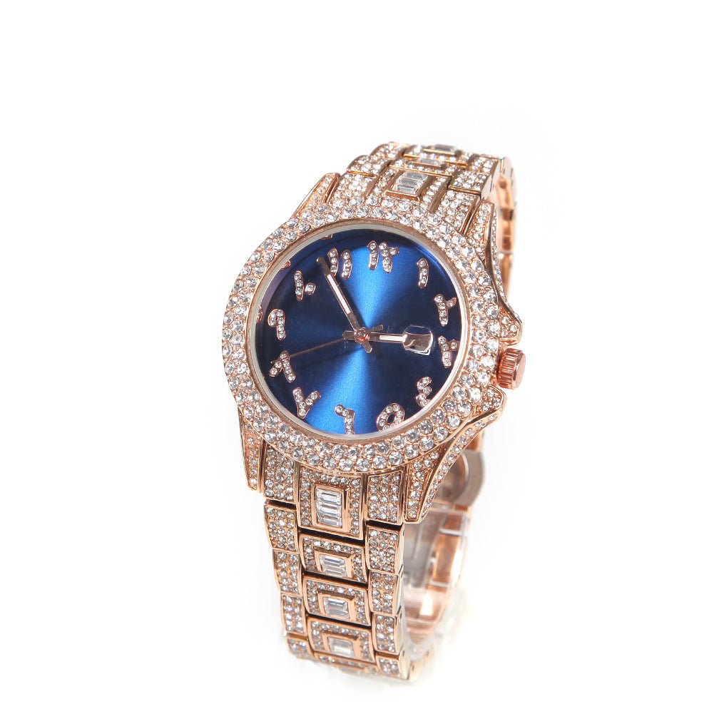BILING Diamond - Encrusted Hip - Hop Ice Watch - TONGSHOP