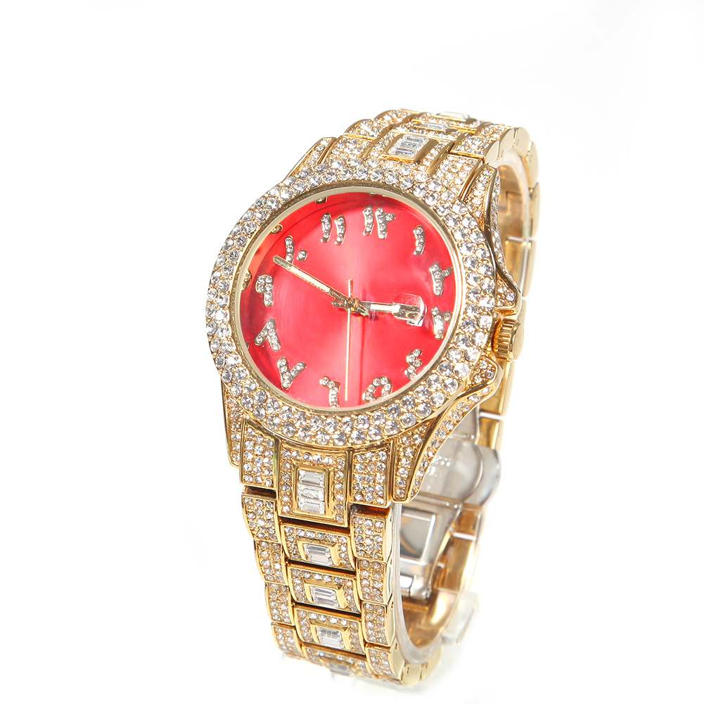 BILING Diamond - Encrusted Hip - Hop Ice Watch - TONGSHOP