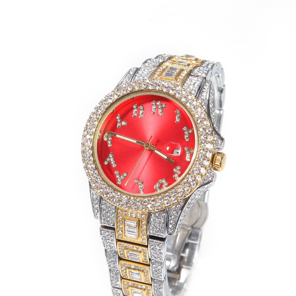 BILING Diamond - Encrusted Hip - Hop Ice Watch - TONGSHOP