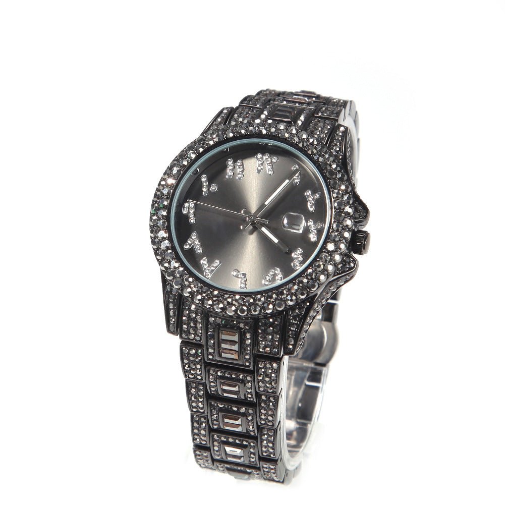 BILING Diamond - Encrusted Hip - Hop Ice Watch - TONGSHOP