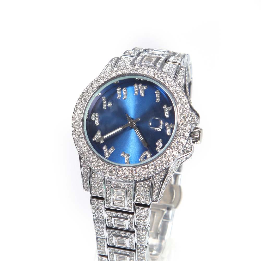 BILING Diamond - Encrusted Hip - Hop Ice Watch - TONGSHOP
