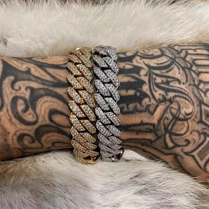 Cuban Full Diamond Necklace - 14mm - TONGSHOP