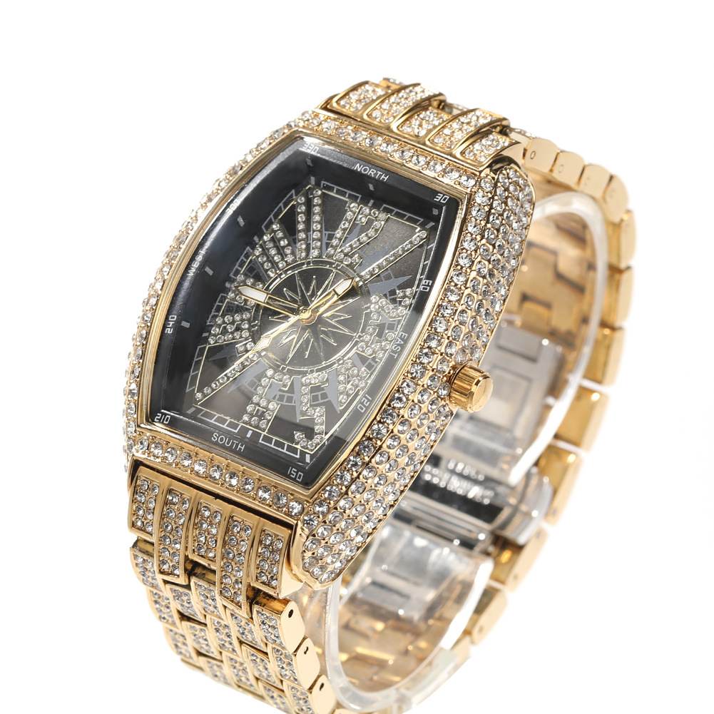 Diamond - Encrusted Gypsophila Fashion Ice Watch - TONGSHOP