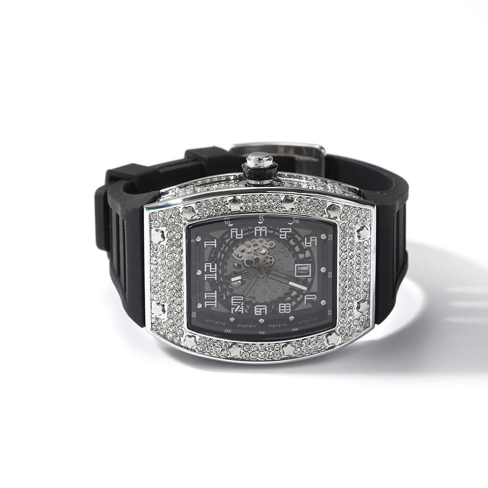 Diamond - Encrusted Multifunctional Personalized Sports Watch - TONGSHOP