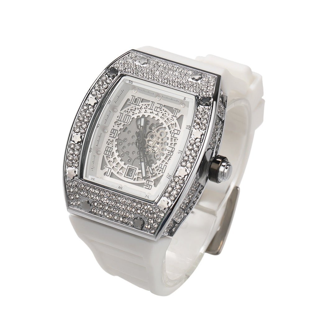 Diamond - Encrusted Multifunctional Personalized Sports Watch - TONGSHOP