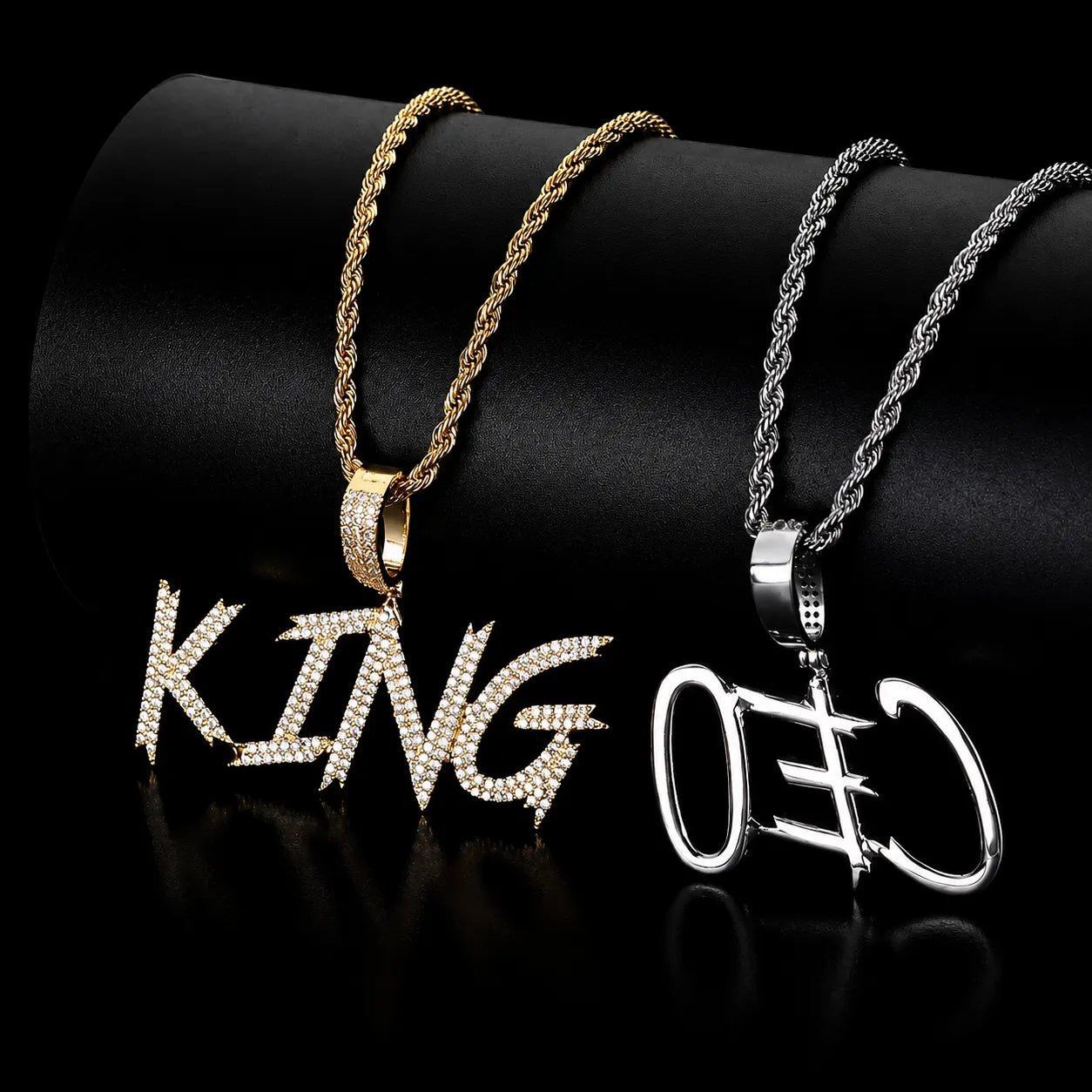 DIY Custom Letter Name Pendant - TONGSHOP / Length:16 / Length:18