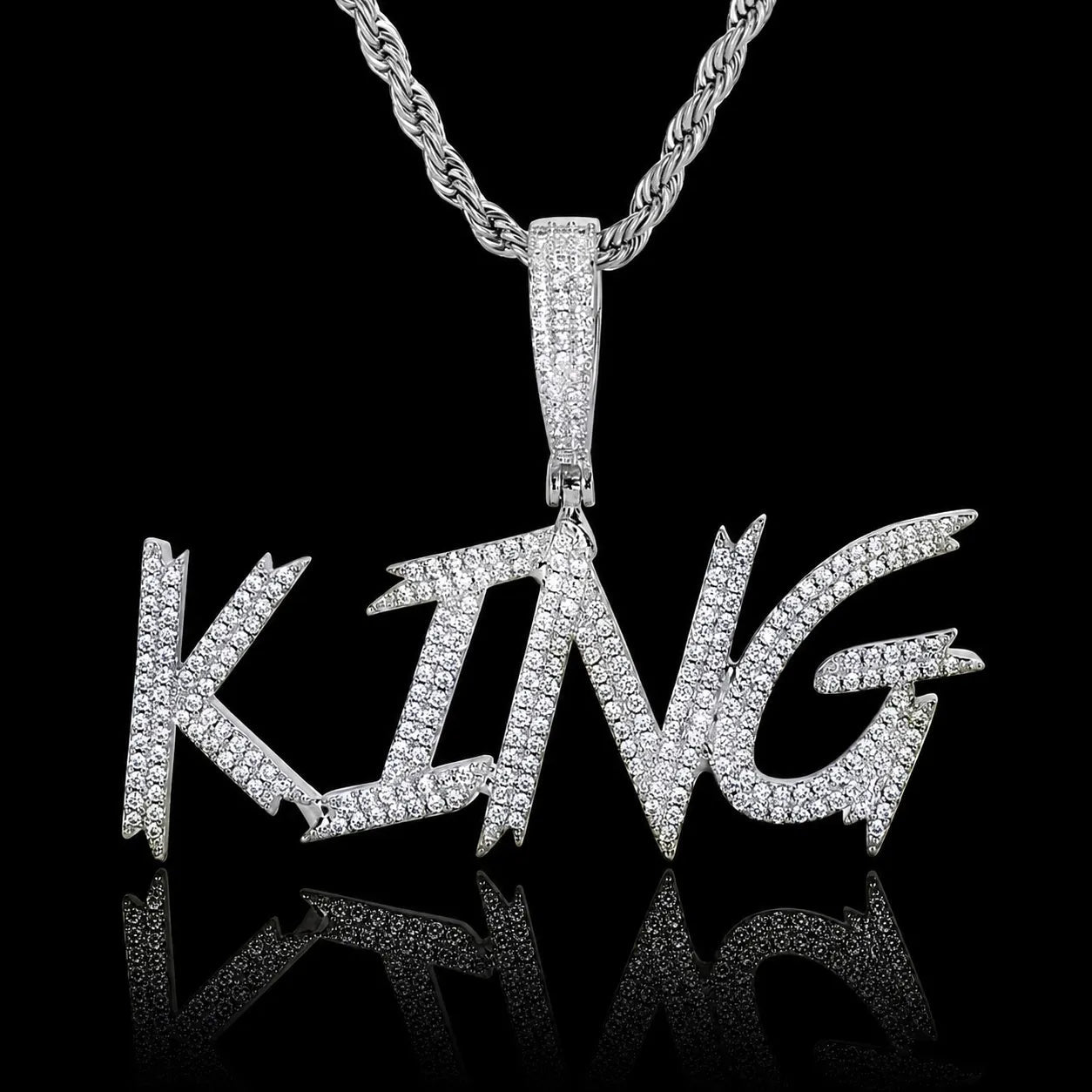DIY Custom Letter Name Pendant - TONGSHOP / Length:16 / Length:18