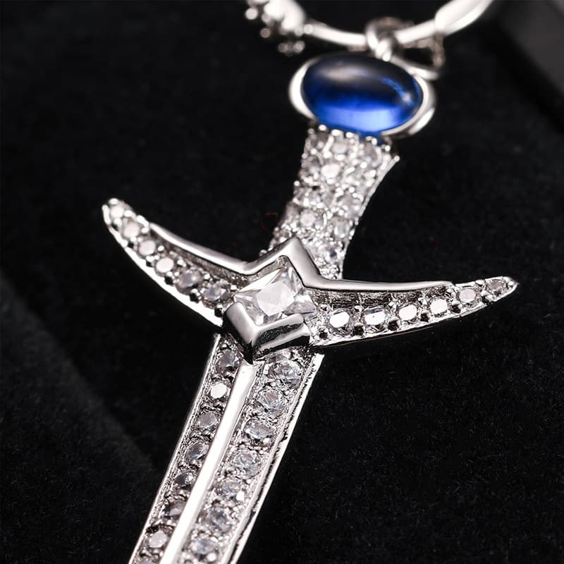 S925 & VVS Asymmetrical Sword Diamond Earrings - TONGSHOP