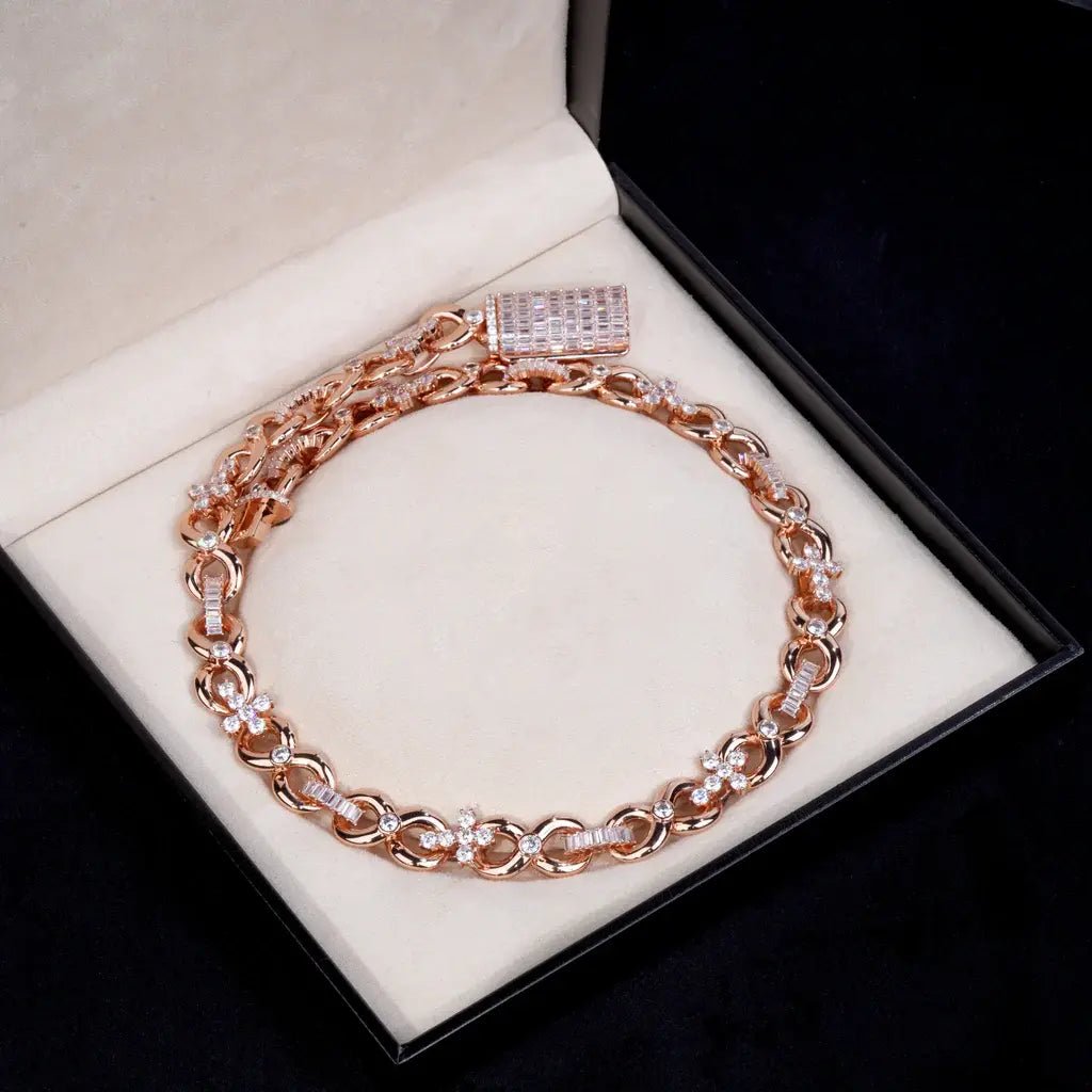 Iced Cross Link Chain - 14mm - TONGSHOP