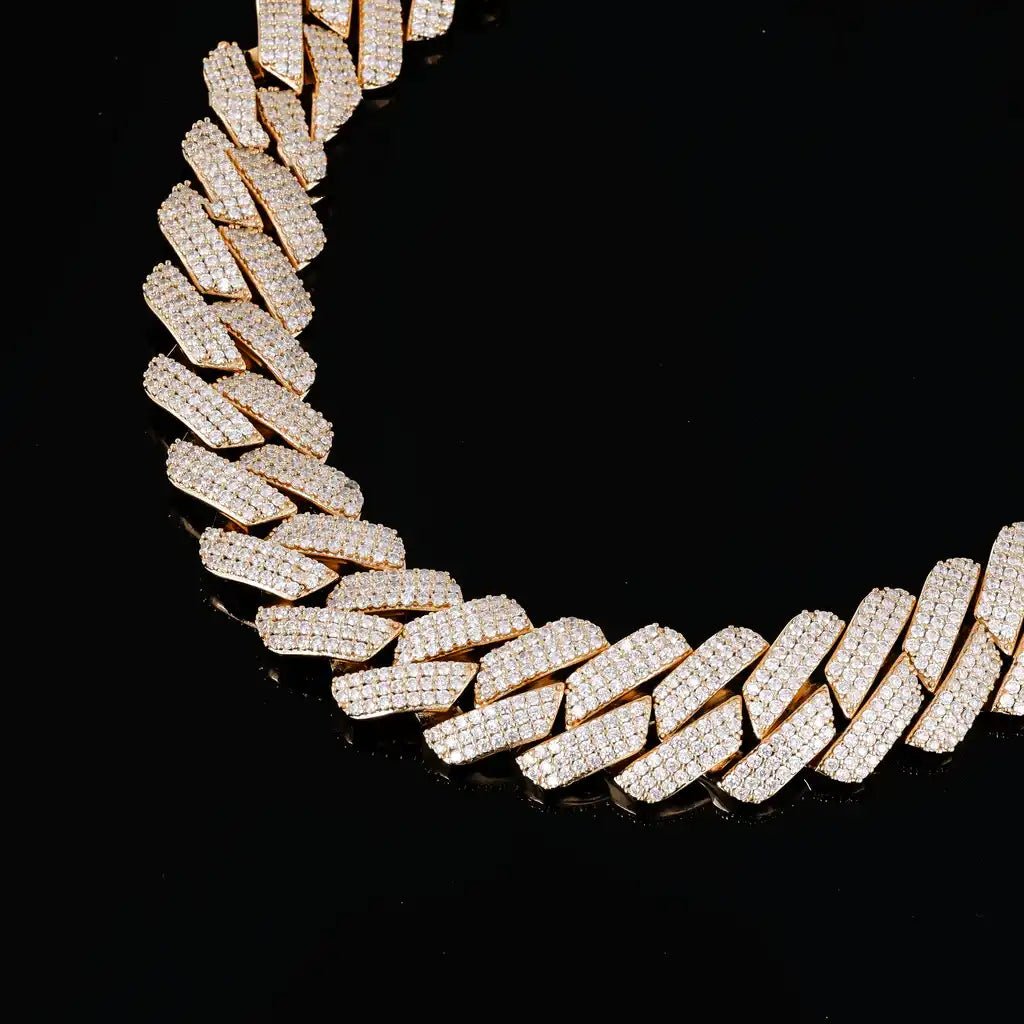 Iced Prong Cuban Chain - 19mm - TONGSHOP