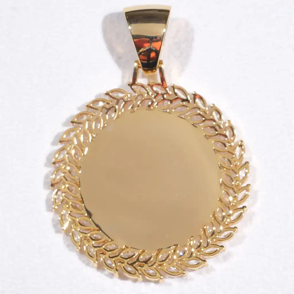 LARGE 3D WHEAT EAR CUSTOM PICTURE PENDANT - TONGSHOP