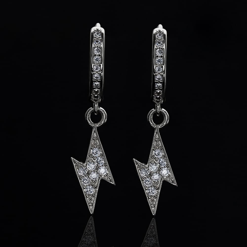 Lightning Bolt Diamond - Set Earrings - TONGSHOP