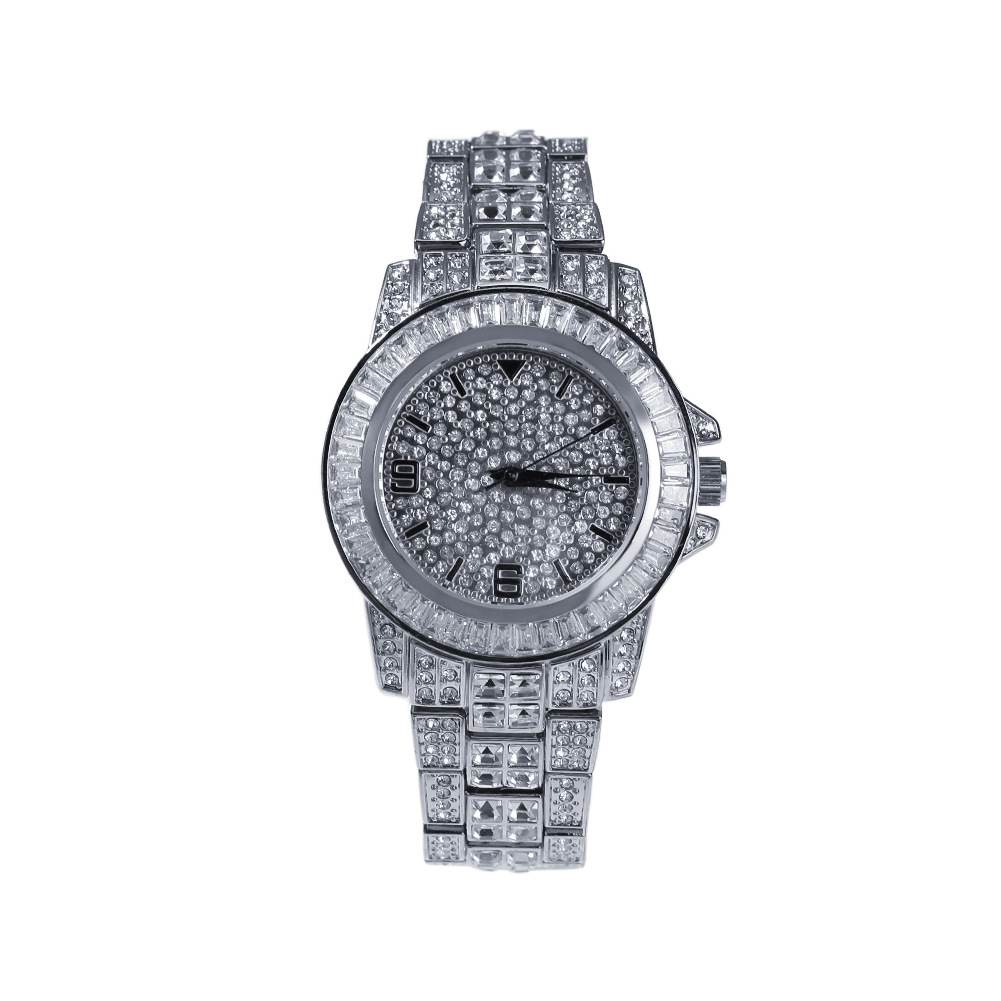 Luxurious Diamond - Encrusted Men's Watch - TONGSHOP