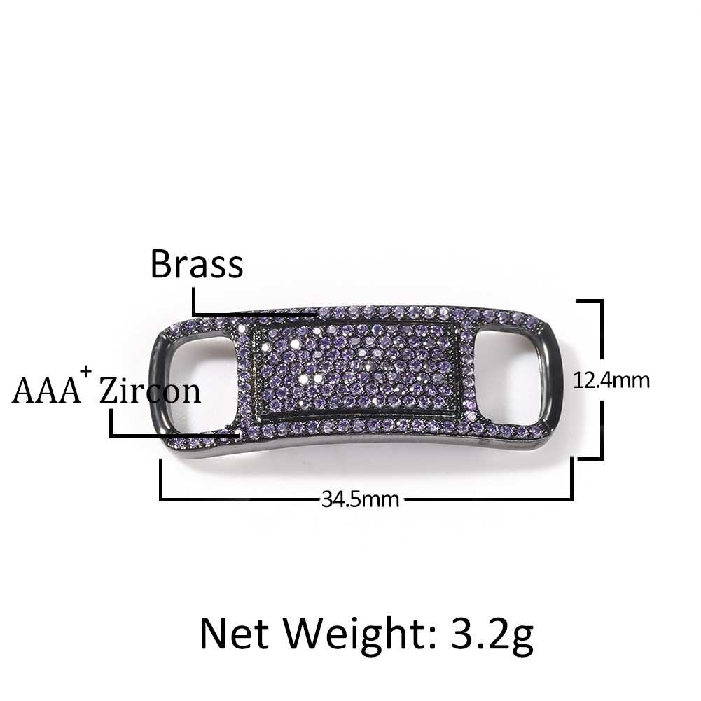 Metallic Color Shoe Buckle Accessories - TONGSHOP