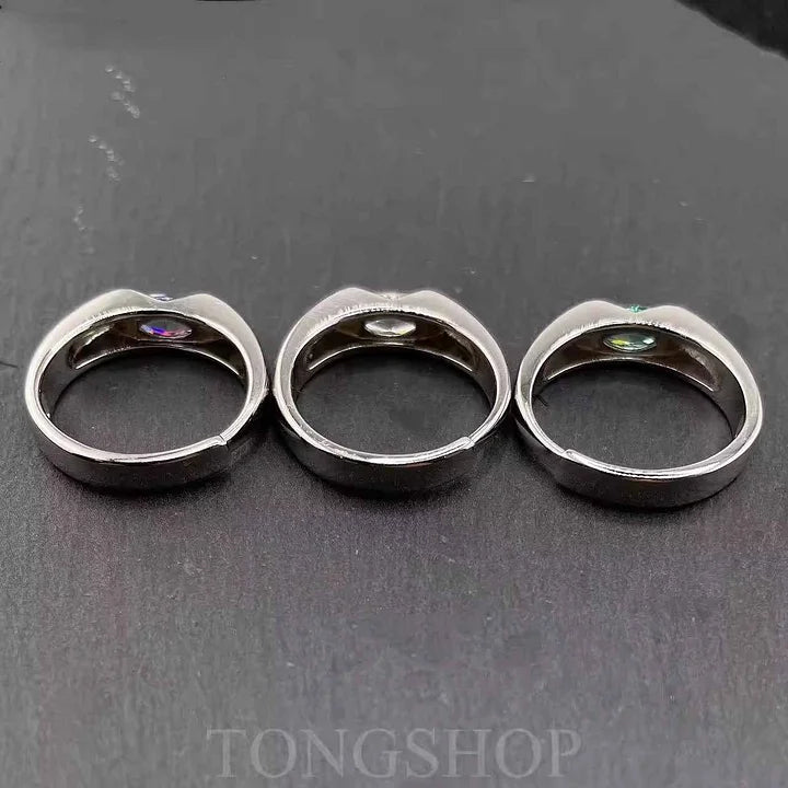 S925 Moissanite Marquise Ring With Adjustable Opening - TONGSHOP