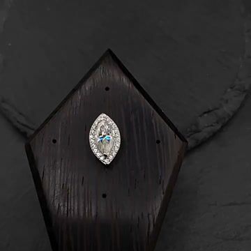 S925 VVS Moissanite Marquise 1 Carat Earrings Marquise Diamond - TONGSHOP