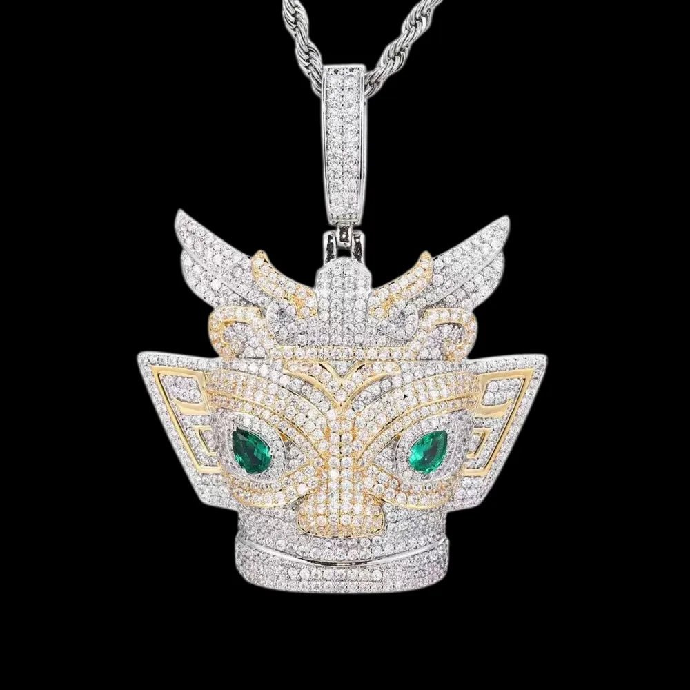 Sanxingdui Diamond-Encrusted Pendant - TONGSHOP / Length:16 / Length:18